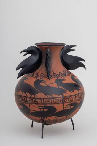 Vase with Ravens