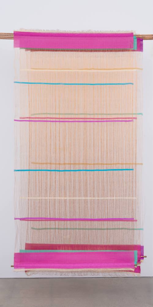 Homage to Cruz-Diez tapestry