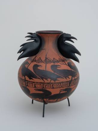Vase with Ravens