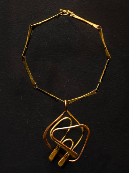 Installation view of "Douriean Fletcher: Jewelry of the Afrofuture" at the Museum of Arts and D…