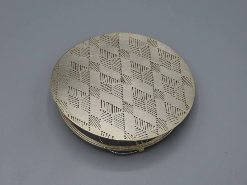 Kinetic Saw Pierced Brooch