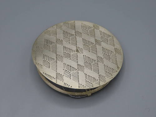 Kinetic Saw Pierced Brooch