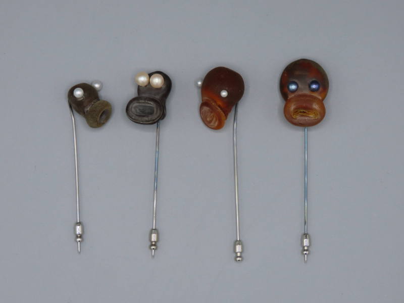 4 Dummy Heads (Heidi, Samuel, rene, Nora (Pins)