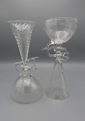 Crystal Optic Reversible Champagne and Cognac Goblets