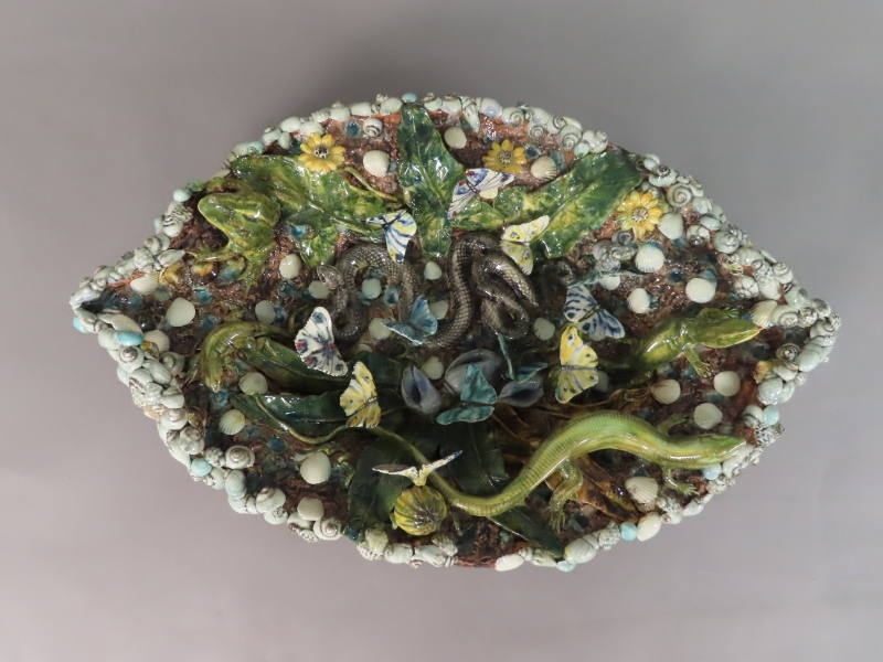 Oval Platter in the Manner of Palissy