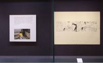 Installation view of Judy Chicago Tapestries: Woven by Audrey Cowan at the Museum of Arts and D…