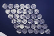 Installation view of Object Factory: The Art of Industrial Ceramics at the Museum of Arts and D…