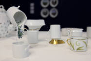 Installation view of Object Factory: The Art of Industrial Ceramics at the Museum of Arts and D…
