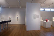 Installation view of Object Factory: The Art of Industrial Ceramics at the Museum of Arts and D…