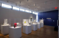 Installation view of Object Factory: The Art of Industrial Ceramics at the Museum of Arts and D…