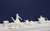 Installation view of Object Factory: The Art of Industrial Ceramics at the Museum of Arts and D…