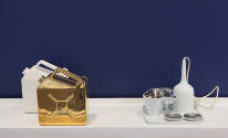 Installation view of Object Factory: The Art of Industrial Ceramics at the Museum of Arts and D…