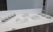 Installation view of Object Factory: The Art of Industrial Ceramics at the Museum of Arts and D…