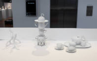 Installation view of Object Factory: The Art of Industrial Ceramics at the Museum of Arts and D…