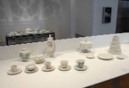 Installation view of Object Factory: The Art of Industrial Ceramics at the Museum of Arts and D…