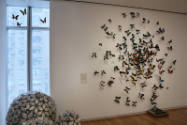 Installation view of Second Lives: Remixing the Ordinary at the Museum of Arts and Design, New …