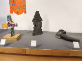 Installation view of California Dreamers: Ceramic Artists from the MAD Collection at the Museum…