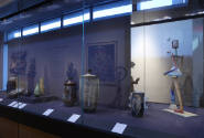 Installation view of California Dreamers: Ceramic Artists from the MAD Collection at the Museum…