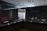 Installation view of California Dreamers: Ceramic Artists from the MAD Collection at the Museum…