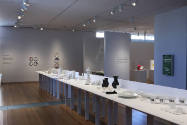 Installation view of Object Factory: The Art of Industrial Ceramics at the Museum of Arts and D…